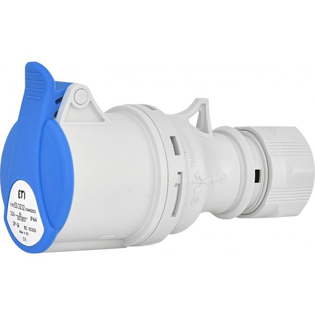 32A 230V 2P+PE Gniazdo przenośne IP44 ES 3232 004482003 ETI
