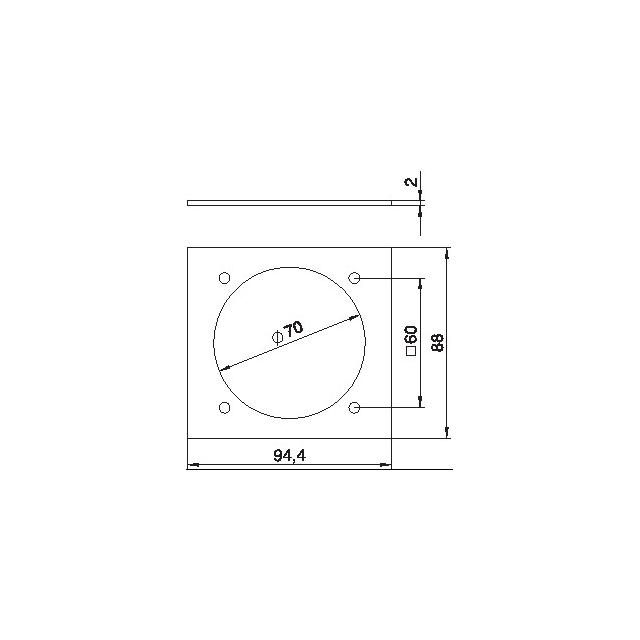 T12L/P7S, PŁYTKA MONTAŻOWA