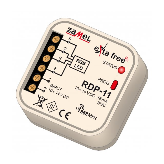 STERWNIK RGB BEZPRZEWODOWY TYP: RDP-11