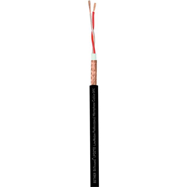 BiTsound LowNoise Professinal Microphone Cable OFC 2x0,5 Giętki, symetryczny, profesjonalny przewód mikrofonowy LP0210 BITNER