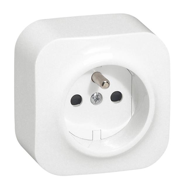 Forix IP20 Gniazdo Pojedyncze 16A 250V Białe 782417 LEGRAND