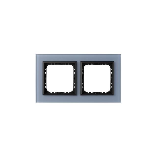 SONATA Ramka podwójna - kolor nieb. szkło szron