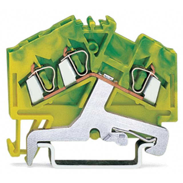 złączka PE 3-przewodowa 2,5 mm2 żółto-zielona