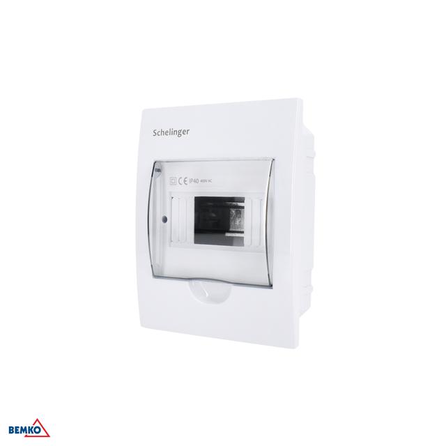 ROZDZIELNICA PODTYNKOWA IP40 ZACISKI 6N+6PE 1x6P