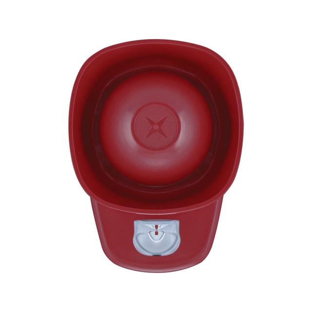 SY Base-LX-W/RF/R1 + SY/R1/E VDS G2 Sygnalizator Optyczno-Akustyczny Symphoni LX Ścienny czerwona ob