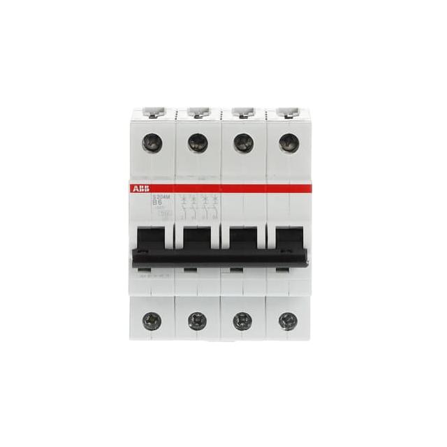 S204M-B6 Wyłącznik nadprądowy 10kA 4P B6A 2CDS274001R0065 ABB