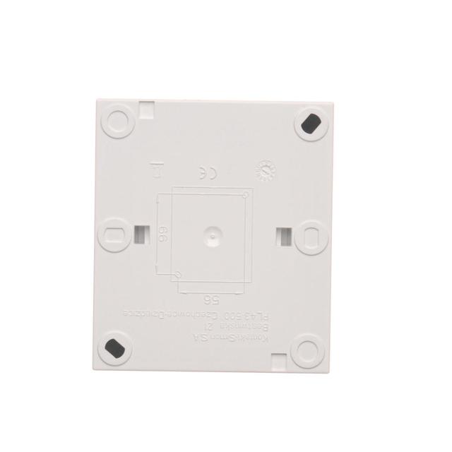 Simon Aquaclick Przycisk dzwonek z podświetleniem 10AX 250V zaciski śrubowe, biały