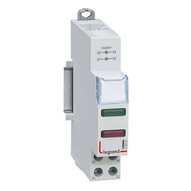 LAMPKA PODWÓJNA LED CZERWONA I ZIELONA 110/400V, Legrand