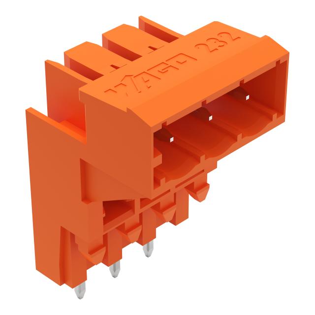 MCS-MIDI Classic wtyk podwyższony 3-bieg. pomarańczowy raster 5,08 mm /100szt./ WAGO