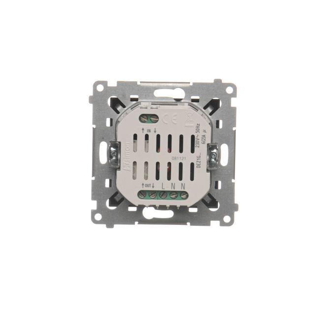 Simon 54 Grupowy sterownik roletowy do przewodowego sterowania DEZ1L.01/.. czarny