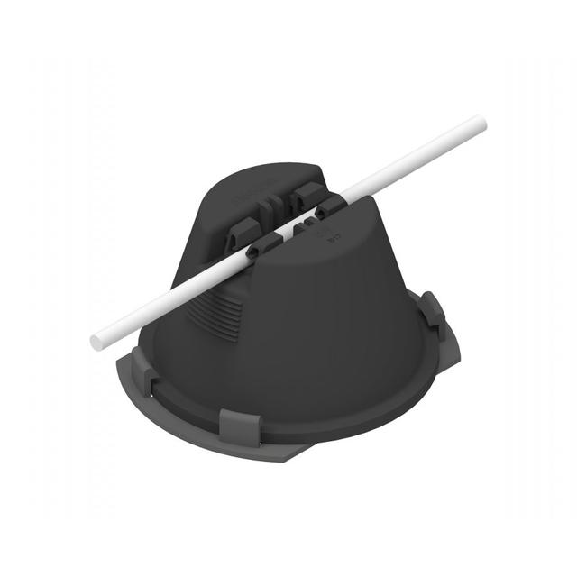 Uchwyt beton. w tworzywie podst.z tworz.z kąt.reg.