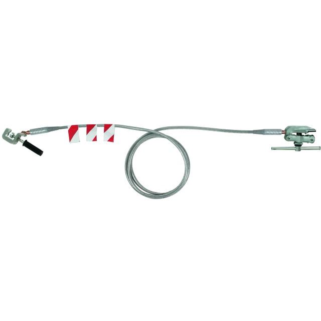 Uziemiacz 70 mm2 o dł. 12000 mm Al, z zaciskami do szyn