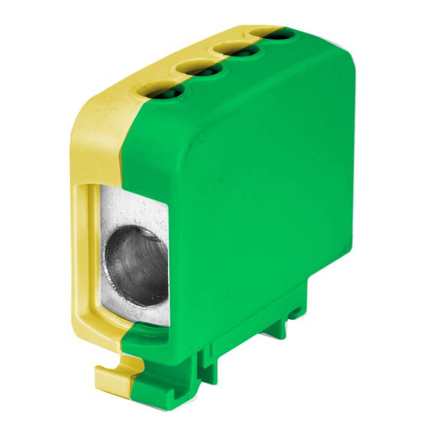 ZGG1x70z-g ,  Złączka sz. gwint. AL/CU, 1 x 70 mm2, TS 35/ 1 tor, żółto-zielony