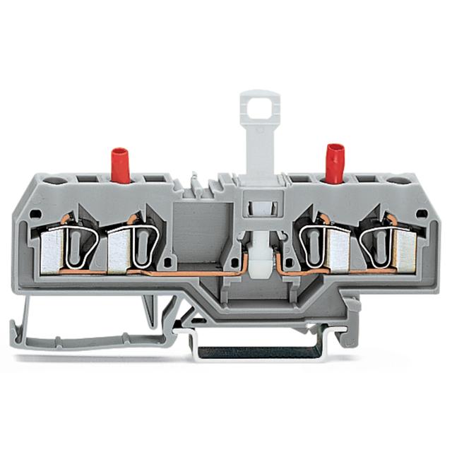 złączka rozłączalna 2-przewodowa 4 mm2 szara