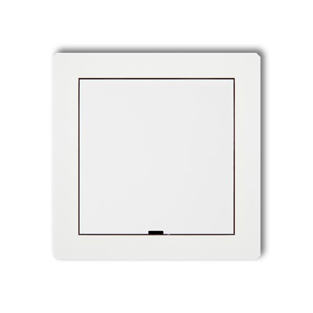 DECO Ramka pośrednia z zaślepką biały mat