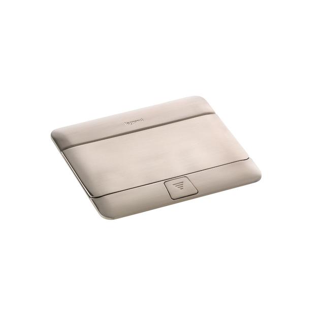 MINIPUSZKA POP-UP DO WYPOSAŻENIA, 4 MODUŁY, STAL NIERDZEWNA, Legrand