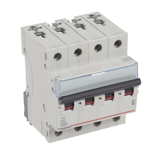 Wyłącznik Nadprądowy 4P D2A 6kA AC S304 TX3 403765 LEGRAND