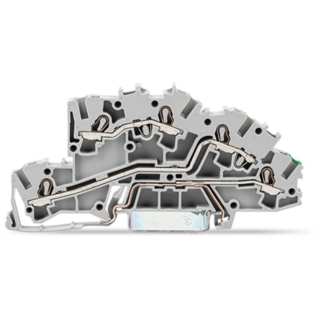 TOPJOBS złączka piętrowa 2,5 mm2 L/L/PE szara