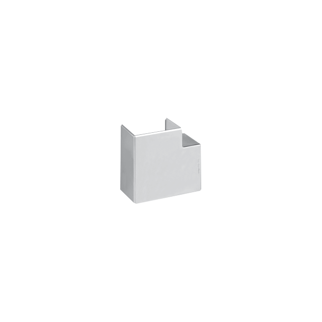Simon Connect Kąt prosty płaski Cabloplus 130x55mm aluminium TKA1305505/8 KONTAKT