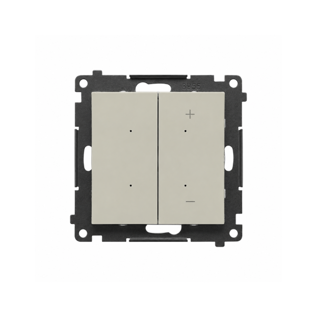 Simon 55 DIMMER  Ściemniacz do LED ściemnialnych klawiszowy kaszmirowy TESL1W.01/142