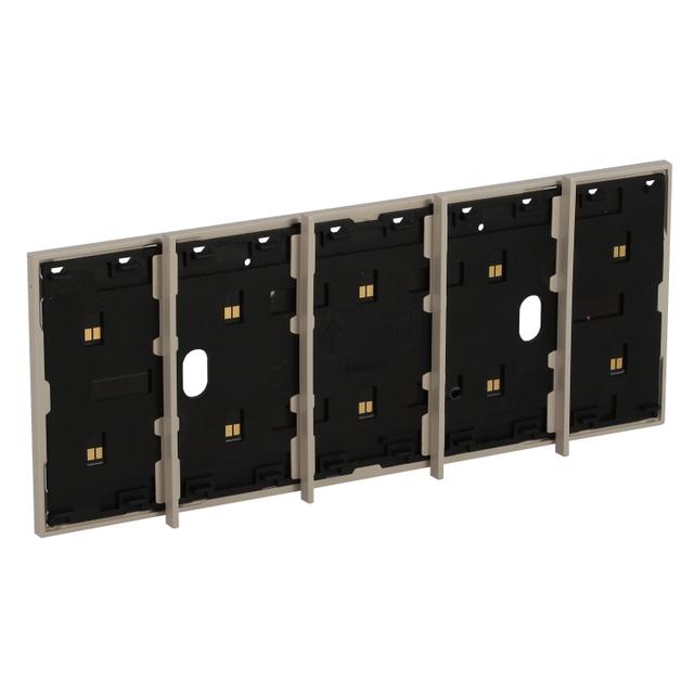 LIVING NOW 'MY HOME' - RAMKA STYKOWA - 4+1 MODUŁ - PIASKOWY BEŻ, Bticino