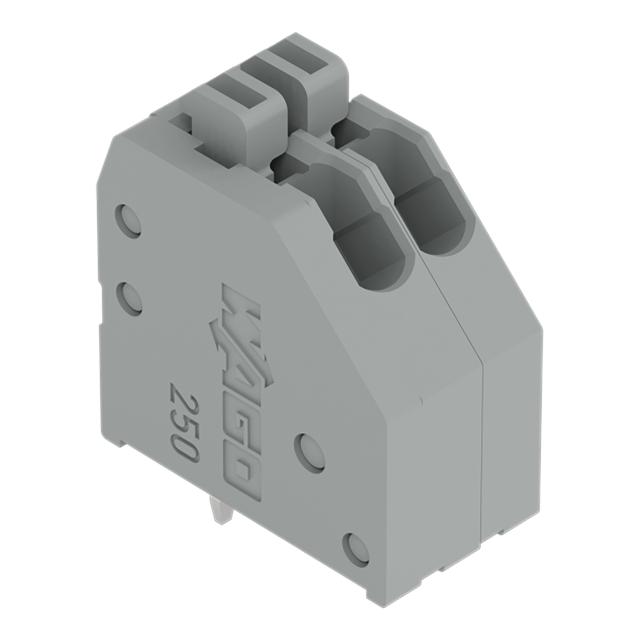 listwa zaciskowa do pł. drukowanych 2-bieg. szara raster 2,5 mm /180szt./ WAGO