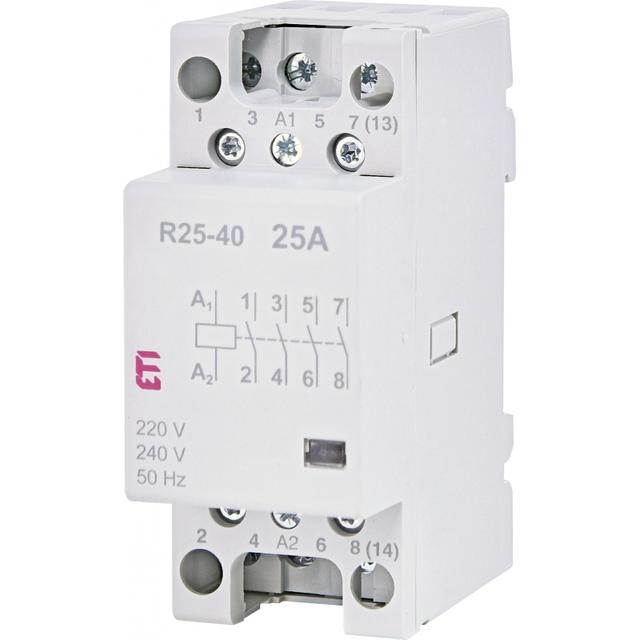 Stycznik modułowy 25A 4Z 2M 4P R 25-40 230V 002462310 ETI