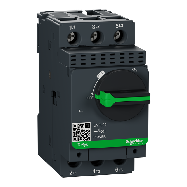 Wyłącznik silnikowy magnetyczny GV2L napęd obrotowy 1A