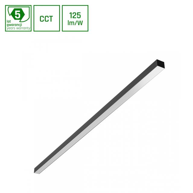 ALLDAY BASIC 50W CCT 230V IP20 1503x42x37mm CZARNY 5 LAT GW.