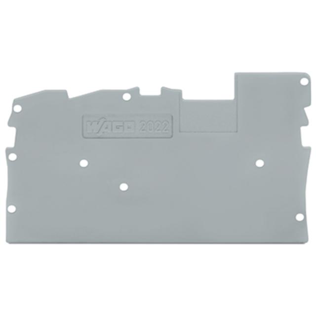 ścianka końcowa szara