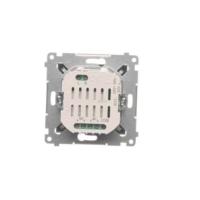 Simon 54 Łącznik/Przycisk roletowy podwójny elektroniczny 230 V antracyt DEZ2.01/48 KONTAKT