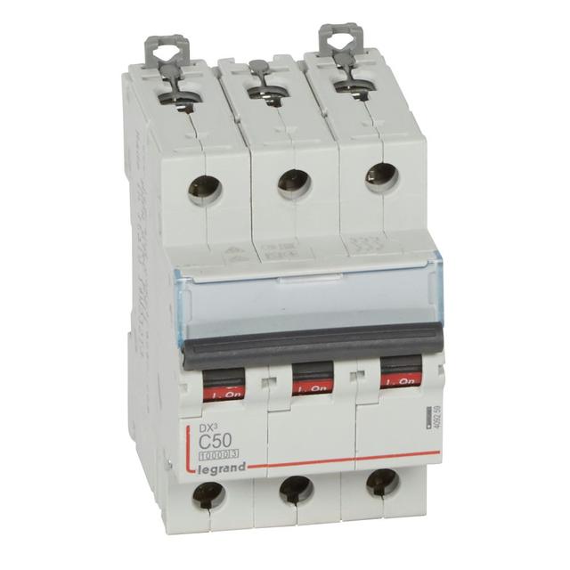 WYŁĄCZNIK NADPRĄDOWY S 313 3P C 50A 10000A SERII DX3, Legrand