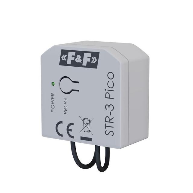 Miniaturowy sterownik rolet do napędów 230 V AC STR-3-Pico F&F