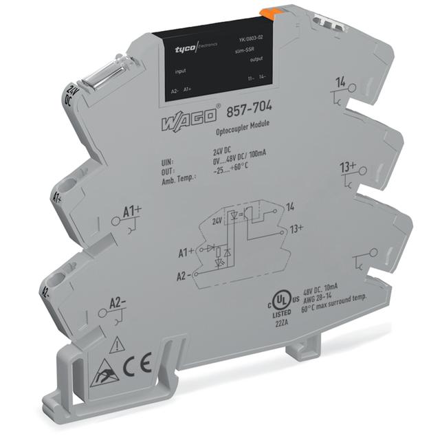 JUMPFLEX podstawka z przekaźnikiem półprzewodnikowym 24V DC/48V DC/0,1A