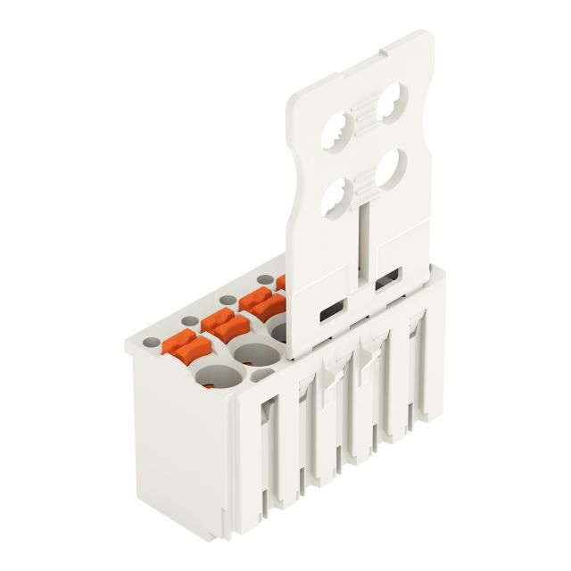 Gniazdo picoMAX raster 3,5mm 6‑biegunowe z płytką uchwytową 2091‑1106 /50szt./ WAGO