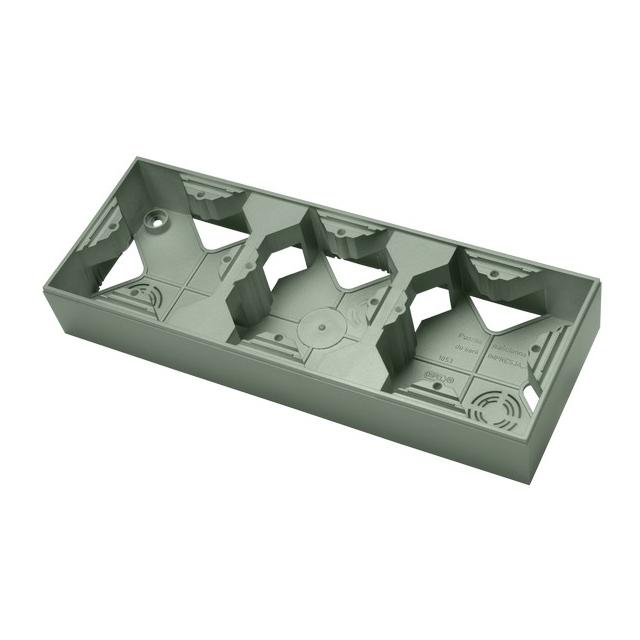 Puszka instalacyjna do serii As potrójna - kolor zielony mat PNP-3G/84 OSPEL
