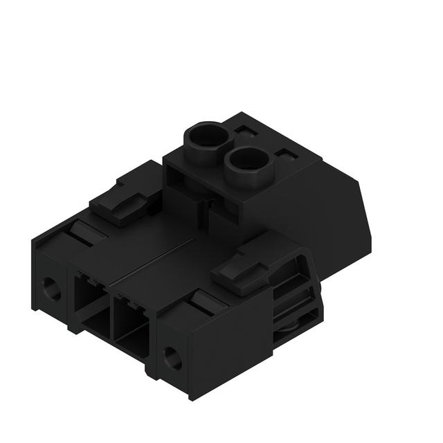 SVZ 7.62HP/02/180SF SN BK BX Wtyk PCB (złącze wiązki), 7.62 mm, Liczba biegunów: 2, Przyłącze z jarzmem /100szt./ 1931960000 WEIDMÜLLER
