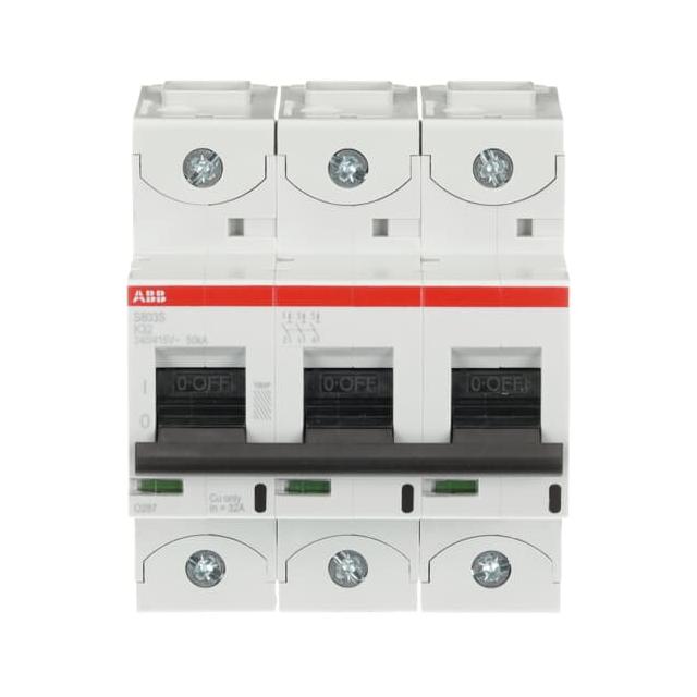 S803S-K32 Wyłącznik nadprądowy 50kA 3P K32A 2CCS863001R0537 ABB