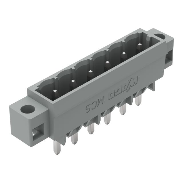 MCS-MIDI Classic wtyk 6-bieg. szary raster 5 mm /100szt./ WAGO