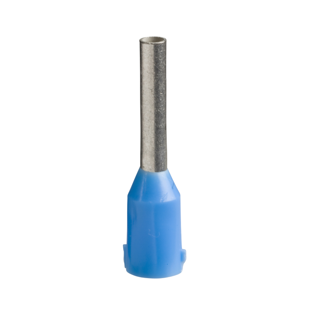 Akcesoria końcówki kablowe pojedyńcze izolowane - rozmiar średni - 2,5 mm2 - niebieskie DZ5CE025D Schneider
