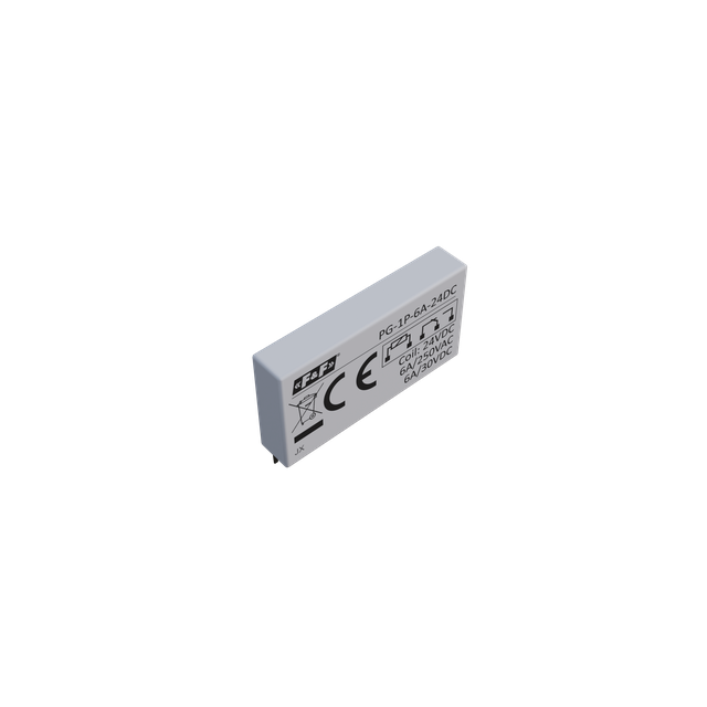 Przekaźnik 1xNO/NC 6A/250V AC lub 6A/30V DC napięcie zasilania cewki 24V DC PG-1P-6A-24DC F&F