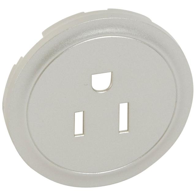 CELIANE - PLAKIETKA GNIAZDO 2P+Z EURO/USA TYTANOWA, Legrand