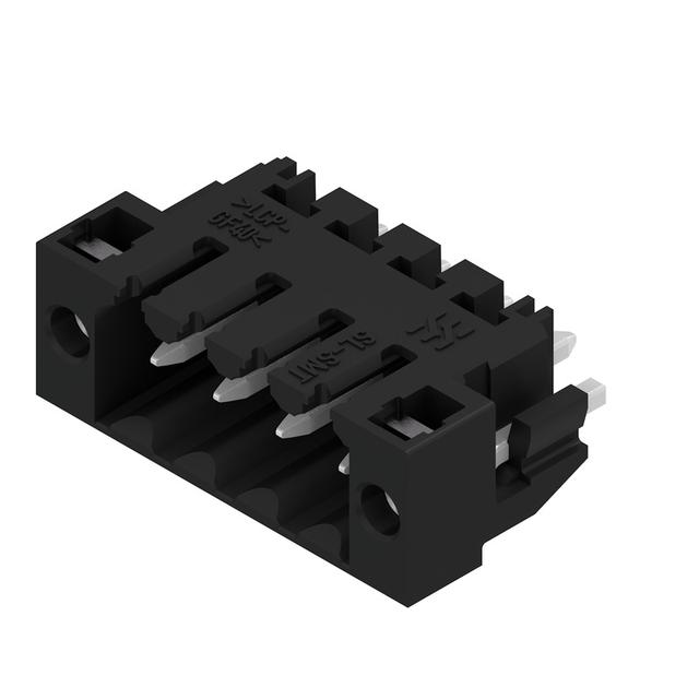 SL-SMT 3.50/04/180LF 3.2SN BK BX Wtyki PCB (złącza płyty), 3.50 mm, Liczba biegunów: 4, kąt odejścia: 180° /84szt./ 1842560000 WEIDMÜLLER