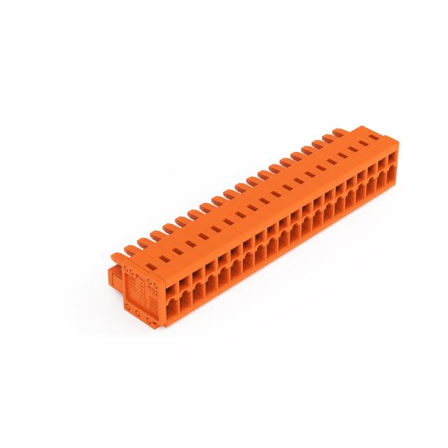 MCS-MINI Classic gniazdo 20-bieg. pomarańczowe raster 3,81 mm /25szt./ WAGO