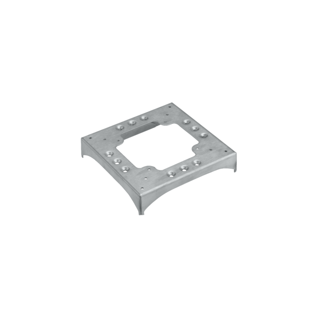 Simon Connect Podstawa 2 nacięcia 85x18 i 2 wycięcia 130x18 90o aluminium