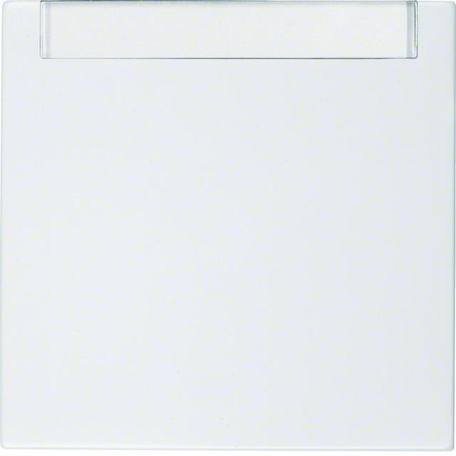 BERKER B.Kwadrat Klawisz pole opisowe do łączników 1-klawiszowych biały 5316268999 HAGER