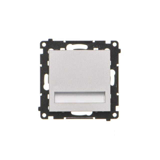 Simon 55 Oprawa oświetleniowa LED 14V* (0,4 W) Barwa neutralna 4200K Aluminium mat TOS4K14.01/143 KONTAKT