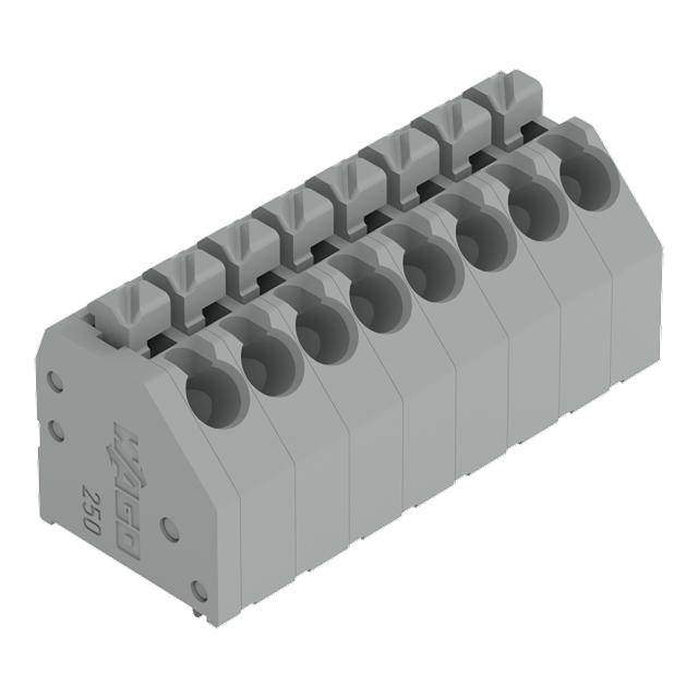 listwa zaciskowa do pł. drukowanych 8-bieg. szara raster 3,5 mm /40szt./ WAGO