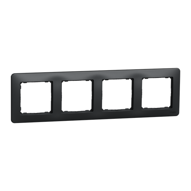Sedna Design, ramka 4-krotna, czarny antracyt