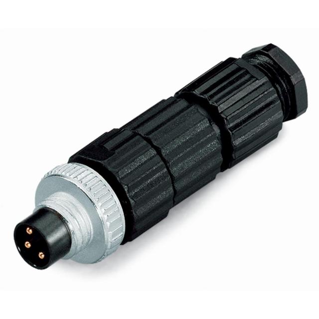 wtyczka prosta M8 3-biegunowa